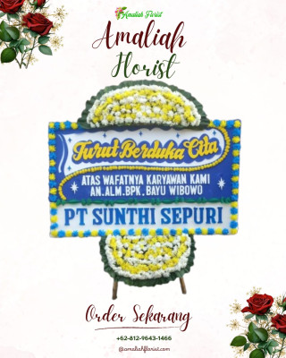Papan Bunga Duka di Tawangmangu