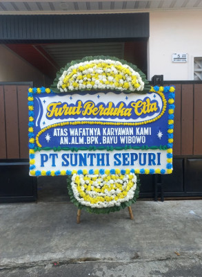 Papan Bunga Duka di Tawangmangu