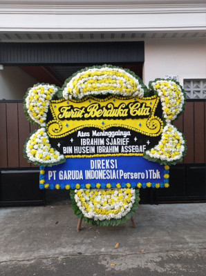 Papan Bunga Duka di Tawangmangu